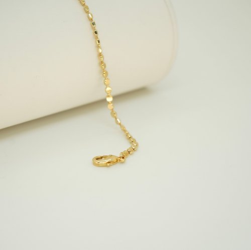 PULSERA LISA CON BAÑO DE ORO
