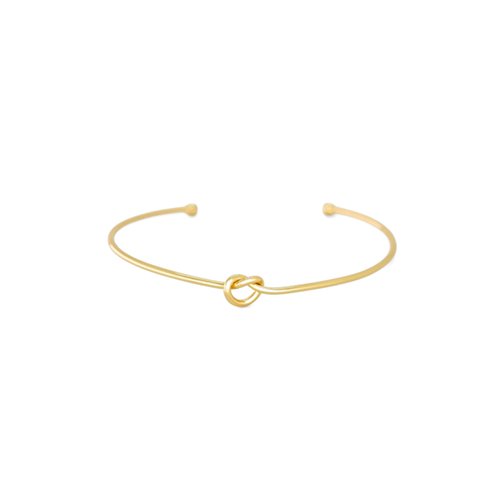 PULSERA ARO LISO CON BAÑO DE ORO