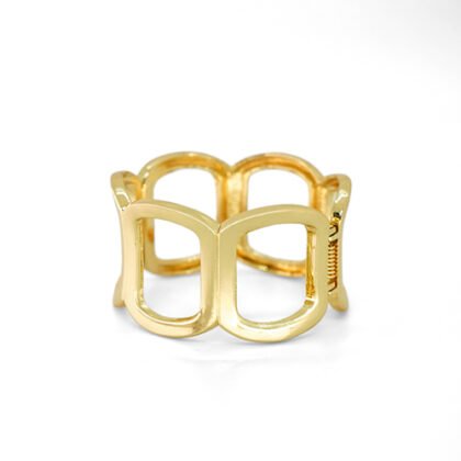 PULSERA BRAZALETE AJUSTABLE CON BAÑO DE ORO