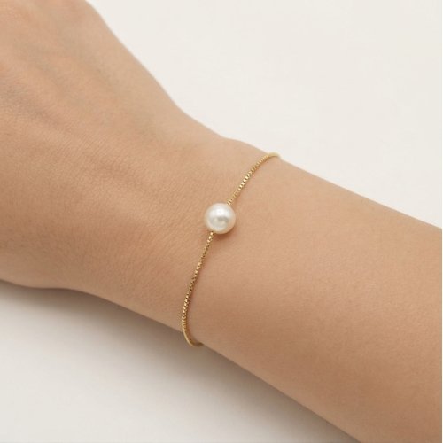 PULSERA LISA CON BAÑO DE ORO