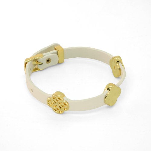 PULSERA PLANA BLANCA