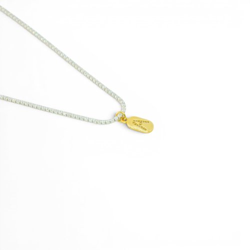 COLLAR BICOLOR LETRA ZIRCONIAS