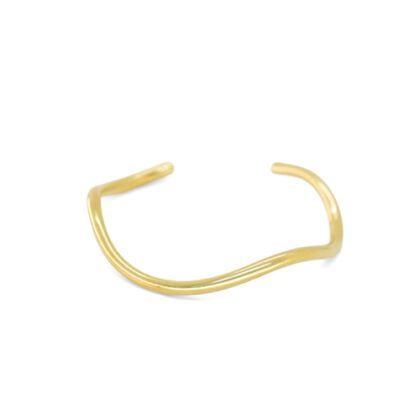 PULSERA ARO CON BAÑO DE ORO