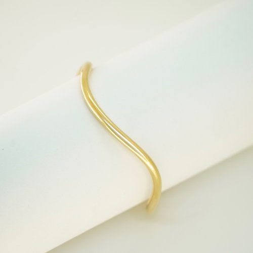 PULSERA ARO CON BAÑO DE ORO