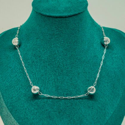 COLLAR BAÑO DE RODIO