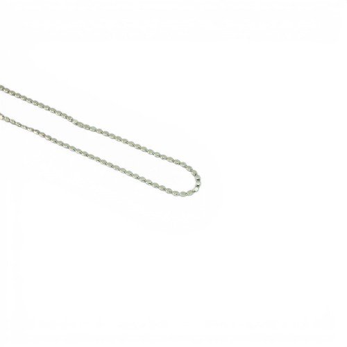 COLLAR LISO CON BAÑO DE RODIO