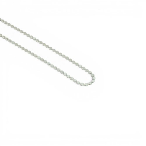COLLAR LISO CON BAÑO DE RODIO
