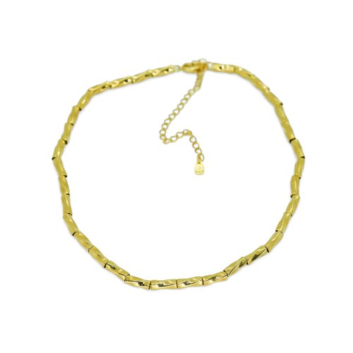 COLLAR GRUESO REDONDO CON BAÑO DE ORO