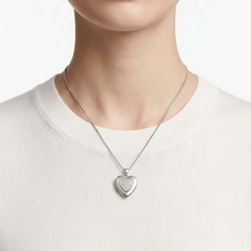 COLLAR ZIRCONIAS BAÑO DE RODIO