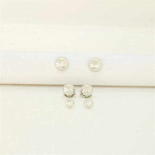 ARETES TRIO CON BAÑO DE RODIO