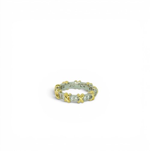 ANILLO BICOLOR CRISTAL