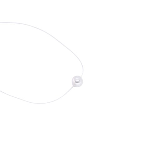 COLLAR INVISIBLE CON PERLA