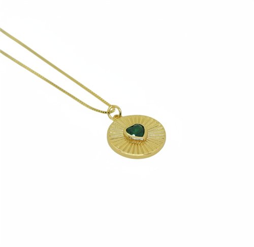 COLLAR CRISTAL CON BAÑO DE ORO