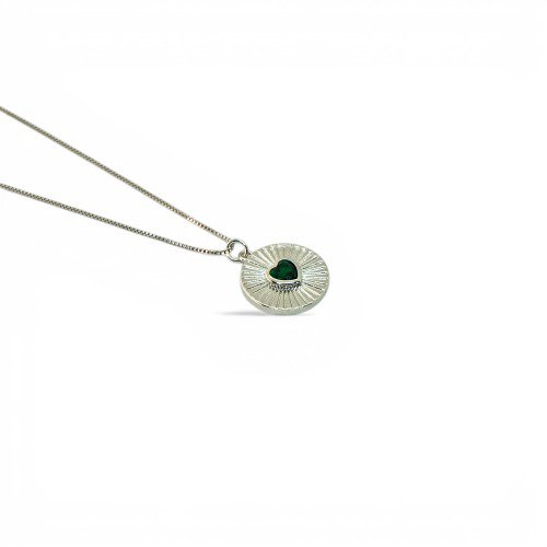 COLLAR CRISTAL CON BAÑO DE RODIO