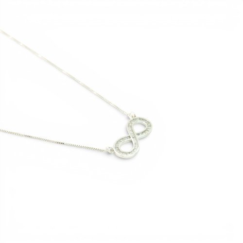 COLLAR CRISTAL BAÑO DE RODIO
