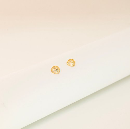 ARETES ZIRCONIA CON BAÑO DE ORO