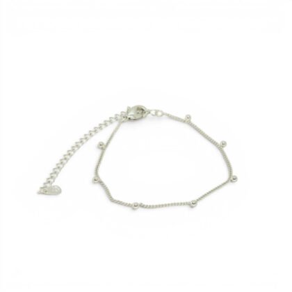 PULSERA CON BAÑO DE RODIO