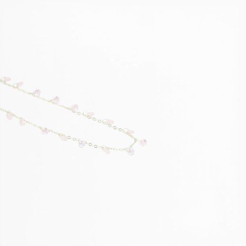 COLLAR CORTO CON BAÑO DE RODIO