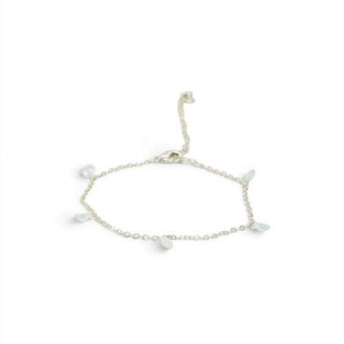 PULSERA CRISTALES CON BAÑO DE RODIO
