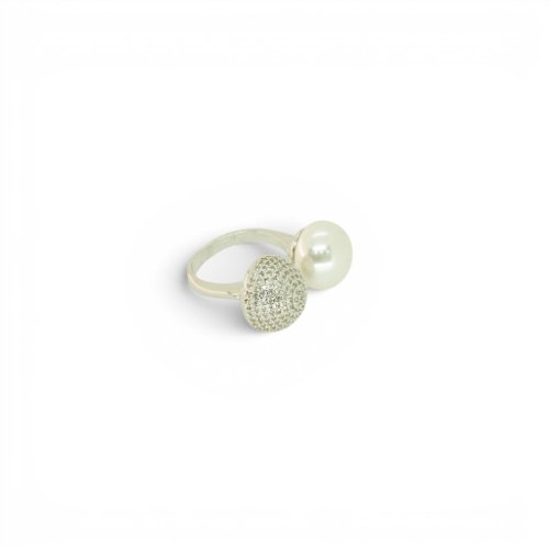 ANILLO PERLA Y ZIRCONIA