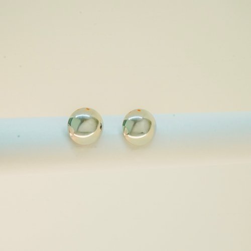 ARETES LISOS CON BAÑO DE RODIO