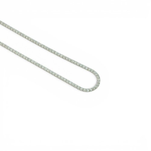 COLLAR ZIRCONIAS CON BAÑO DE RODIO