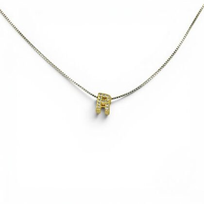 COLLAR BICOLOR LETRA
