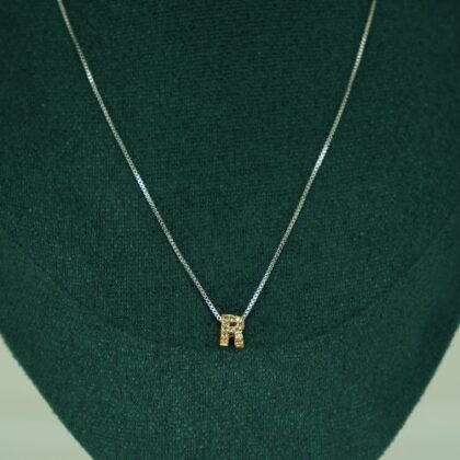 COLLAR BICOLOR LETRA