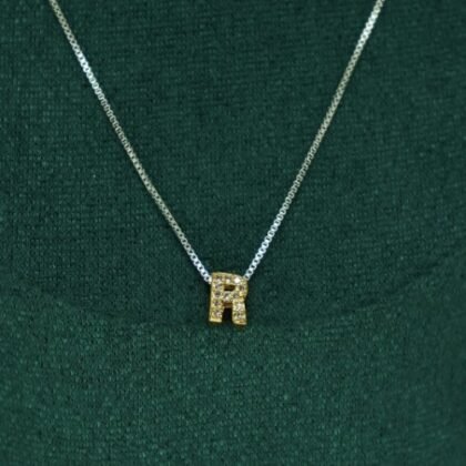 COLLAR BICOLOR LETRA