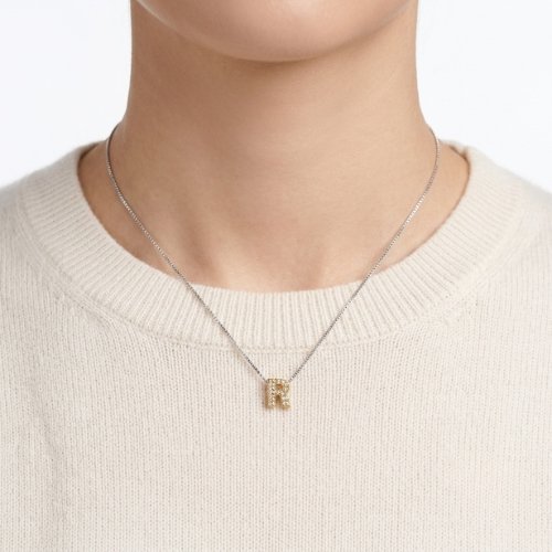 COLLAR BICOLOR LETRA