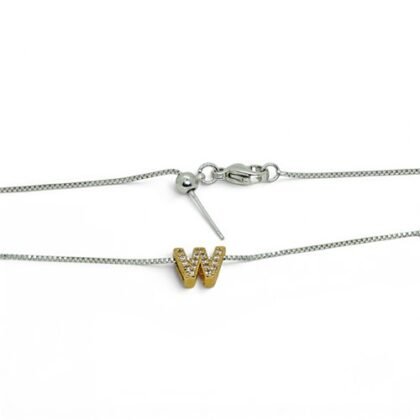 COLLAR BICOLOR LETRA