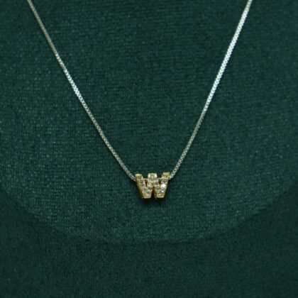COLLAR BICOLOR LETRA