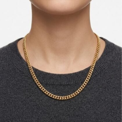 COLLAR CON BAÑO DE ORO