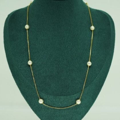 COLLAR CON BAÑO DE ORO