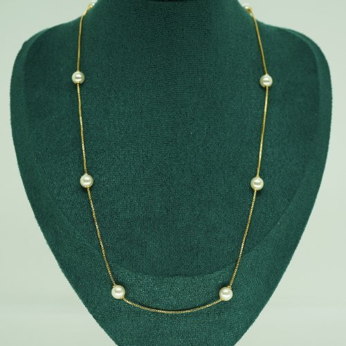 COLLAR CON BAÑO DE ORO