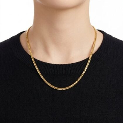 COLLAR CON BAÑO DE ORO