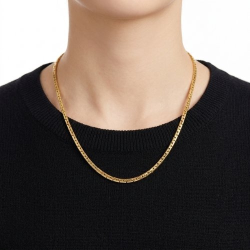 COLLAR CON BAÑO DE ORO