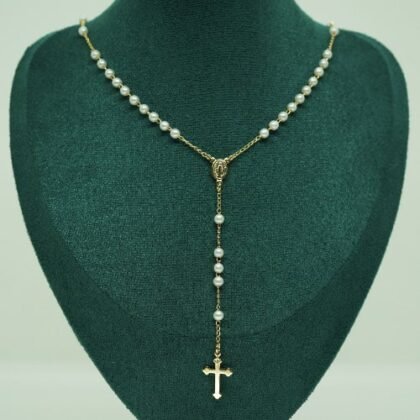 COLLAR ESCAPULARIO CON BAÑO DE ORO