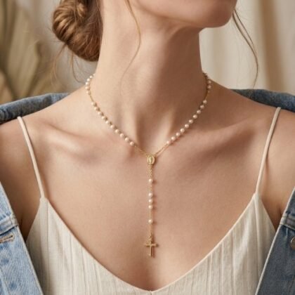 COLLAR ESCAPULARIO CON BAÑO DE ORO