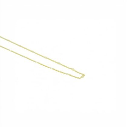 COLLAR LISO CON BAÑO DE ORO