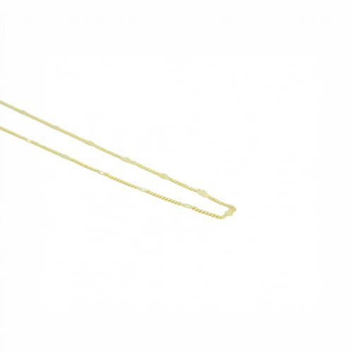 COLLAR LISO CON BAÑO DE ORO