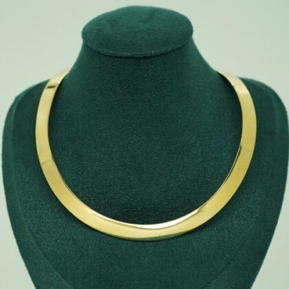 COLLAR TIPO CHOKER CON BAÑO DE ORO