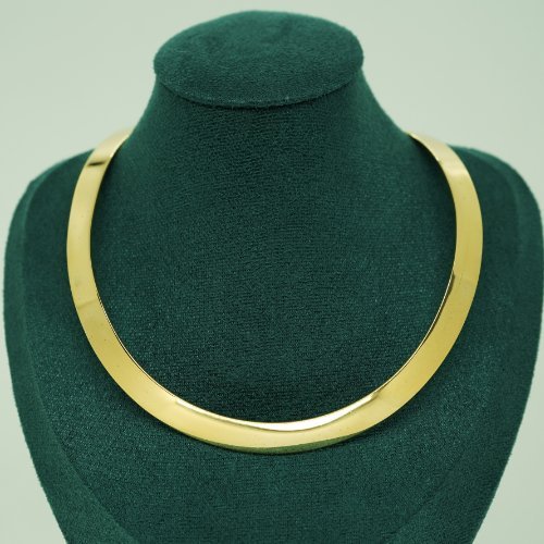 COLLAR TIPO CHOKER CON BAÑO DE ORO
