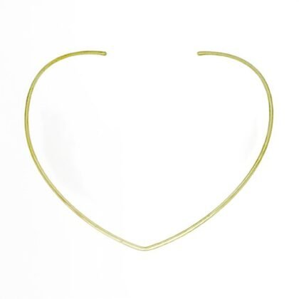 COLLAR TIPO CHOKER CON BAÑO DE ORO