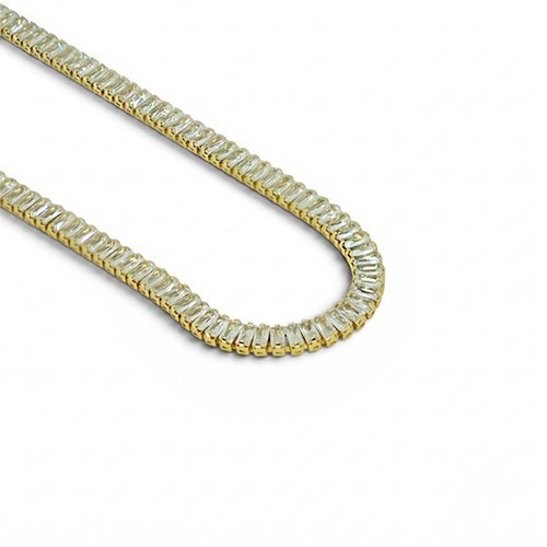 COLLAR ZIRCONIA CON BAÑO DE ORO